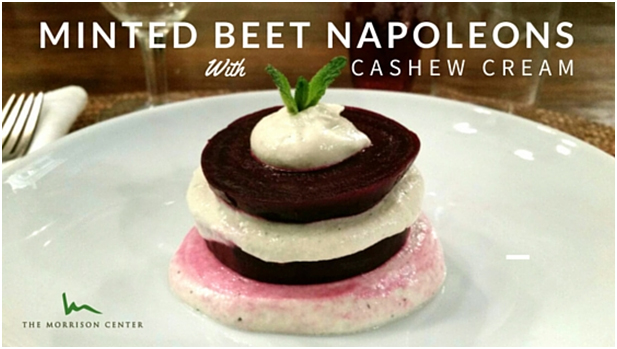 Minted Beet Napoleons