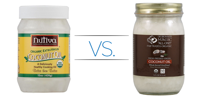 Coconut Oil Product Reviews: Dr. Bronner's vs. Nutiva 