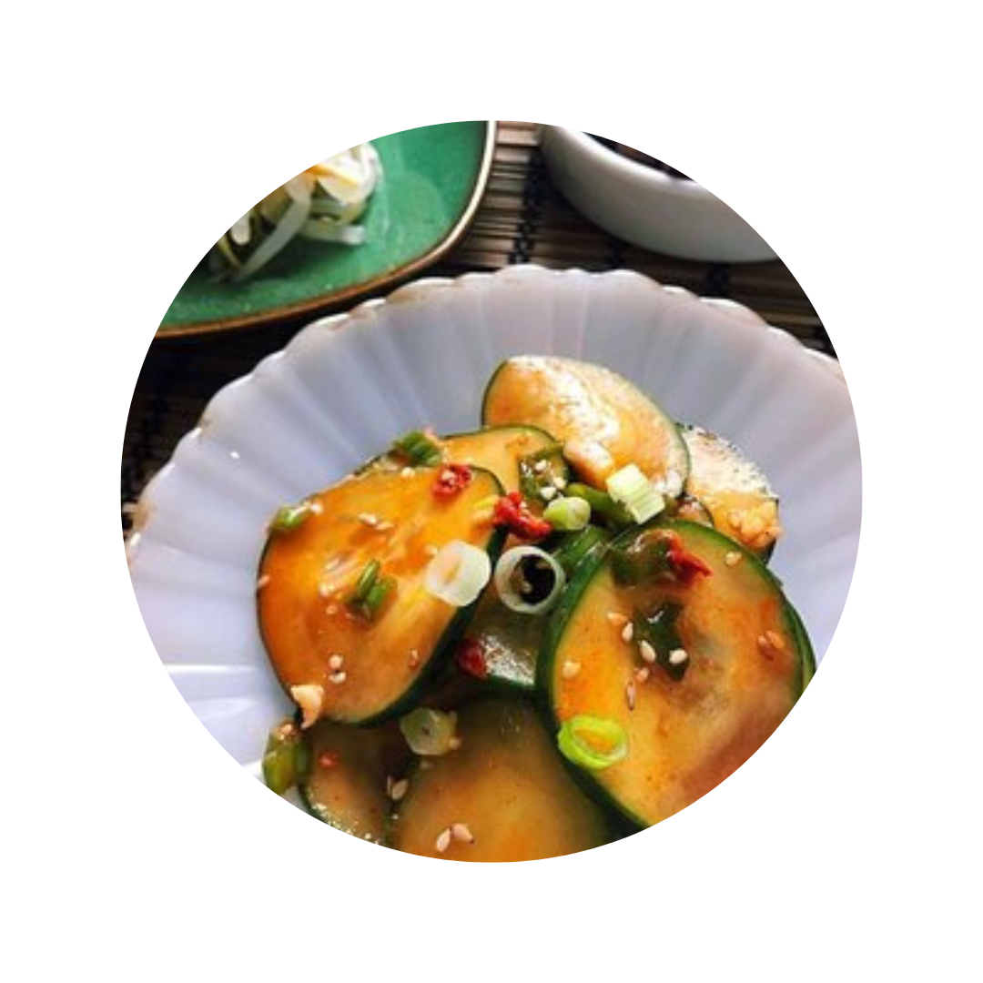 spicy korean cucumber salad